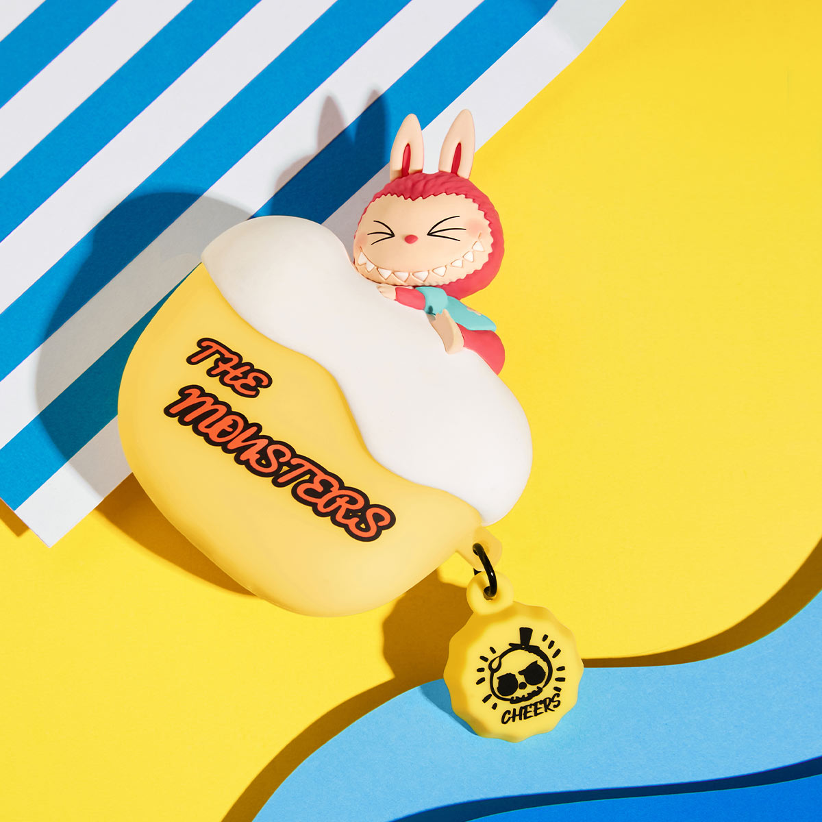 LABUBU Originals-Brown Silicone Earphone Bag